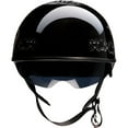 thumbnail image 2 of Z1R Vagrant FTW Half Motorcycle Helmet Black MD, 2 of 4