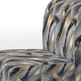 thumbnail image 4 of Designart "Glamboy Pailleté en Gris et Or" Chaise d'Appoint Rembourrée - Fauteuil Glam pour Salon, 4 of 7