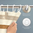 thumbnail image 5 of Shower Curtain 72x72 Inch Geometric Waterproof Bathroom Curtain with Hooks, Modern Industrial Bathroom Decor, 5 of 9