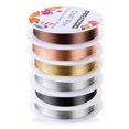 thumbnail image 2 of Alambre para joyería PAXCOO 24 gauge de cobre, 6 colores, 10 m, 2 of 7