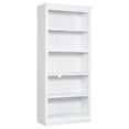 thumbnail image 4 of Harper & Bright Designs Tall Wood Bookcase with Light Strip, 5 Tier Bookshelves with Adjustable Shelves, Free Standing Storage Organizer for Home Office, White, 4 of 12
