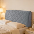 thumbnail image 4 of YiJuHui Stretchable Headboard Cover Elastic Soft Padded Protector for Bed Frame - Full Wrap Dustproof Quilted Noise Reduction Head Guard, Machine Washable Fade Resistant Fabric for Bedroom Decor, 4 of 6