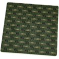 thumbnail image 1 of Grizzly Bear Adirondack Pattern Green Square Sandstone Coaster, 1 of 2
