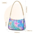 thumbnail image 3 of FORMRS Womens Shoulder Bag with Chain Strap Clutch Purse Cute Tote Handbag, Neon Starfish Pattern, 3 of 7