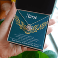 thumbnail image 3 of Pour les Soins Infatigables Infirmière Soignante Appréciation Infini Noeud Collier Message Carte, 3 of 7