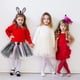 thumbnail image 5 of 1 juego de disfraz de cebra con orejas de cebra, diadema, falda tutú, cola, pajarita, disfraz de animal con temática de jungla para Halloween, carnaval, cosplay., 5 of 7