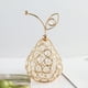 thumbnail image 4 of Adornos navideños con cuentas de cristal brillantes, adorno decorativo de piña, figura de fruta artificial nórdica, estatua, decoración de mesa navideña para el hogar, boda, fiesta, festival, colgante, 4 of 6