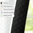 thumbnail image 2 of DriftAway Soundproof Thermal Insulated Quilted Curtain Liners for Bedroom Sound Barrier Blackout Cold Heat Noise Reducing Energy Saving 50 Inches by 92 Inches Grayish White Two Panels, 2 of 8
