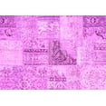 thumbnail image 1 of Ahgly Company Indoor Rectangle Patchwork Pink Transitional Area Rugs, 4' x 6', 1 of 4