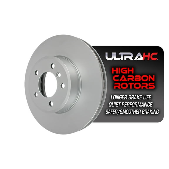 UltraHC Coated High Carbon Brake Rotor, Front UR002580, BMW 528i 2010-2008