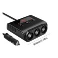 thumbnail image 3 of Enchufe Del Encendedor De Cigarrillos Del Coche 12-24V Enchufe para encendedor de cigarrillos 120W Adaptador de corriente USB 4 USB para iPhone iPad, 3 of 8
