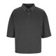 thumbnail image 5 of pstuiky camiseta de hombre, Camiseta informal holgada de punto con botones, manga corta y cuello vuelto para hombre, de color liso ropa de hombre s, 5 of 6