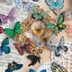 thumbnail image 5 of Juego de pegatinas de mariposa (160 piezas) Pegatinas de resina de mariposa de color transparente Suministros para álbumes de recortes con pegatinas naturales Estilo: Estilo 3;, 5 of 5