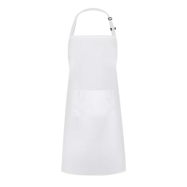 Delantal grande con bolsillo frontal de algodón para cocinar para mujeres y hombres, impermeable y a prueba de aceite. 70x80cm