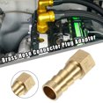 thumbnail image 2 of Juego de 12 púas de 10 mm de diámetro exterior a 1/8 "de forma recta para manguera de púas rectas para tubo de púas conector de montaje de manguera de latón con 12 abrazaderas, 2 of 8