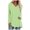 Mint Green women tunic, variant on Tuphregyow Stylish Women's Plus Size Solid Color V-Neck Tunic Top - Long Sleeve Casual Blouse Mint Green XXL
