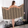 thumbnail image 7 of GZHJMY 3D Print Woven Wicker Bath Towels Set - 1 Bath Towel 1 Washcloth Extra Absorbent 100% Cotton Towels, Super Soft Bathroom Towels for Home, Hotel Travel, 7 of 7