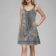 thumbnail image 4 of Camisón de poliéster para mujer, vestido de tirantes con cuello en V y botones para vacaciones de primavera y verano., 4 of 8