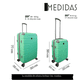 thumbnail image 2 of Juego 2 Maletas De Viaje 10 Kg Y 25 Kg Rigidas Ruedas Desmontables Y Candado Numerico, 2 of 5