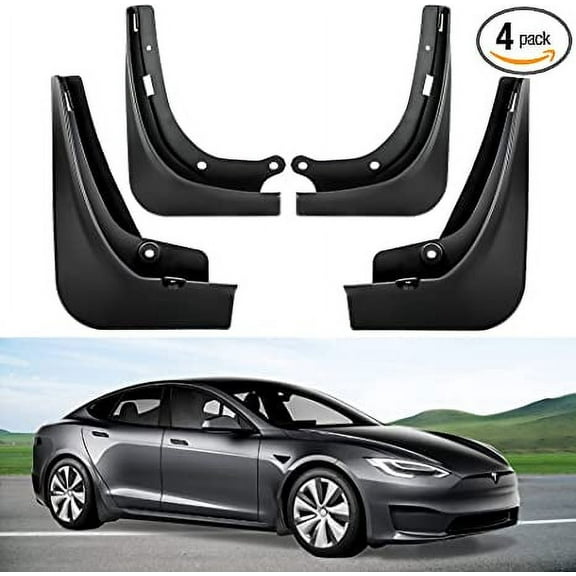 Fit 2020 2021 2022 Tesla Model 3 Mud Flaps Splash Guards (Set of Four)