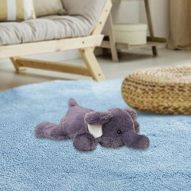de peluche gris, juguete de peluche para abrazar, juguete de compañía, animal de peluche suave para adultos, niños, adolescentes, regalos de 40 centímetros