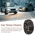 thumbnail image 3 of Car Winter Snow Chains Made of Manganese Steel for Ice, Snow, Sand and Mud Roads with Anti - skid and Wear - resistant Features, 3 of 8
