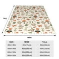 thumbnail image 3 of Pofeuu Forest Mushrooms Insects Print Ultra-Soft Micro Fleece Blanket,for Bed Or Sofa,All Season Throw Blankets Flannel Blanket-60"x50", 3 of 7