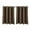 Coffee, variant on TERGAYEE Short Blackout Curtains,For Bedroom Adjustlabe Length Rod Pocket Thermal Insulated Kitchen/Basement/Bathroom Window Curtain Drapes,29*36in