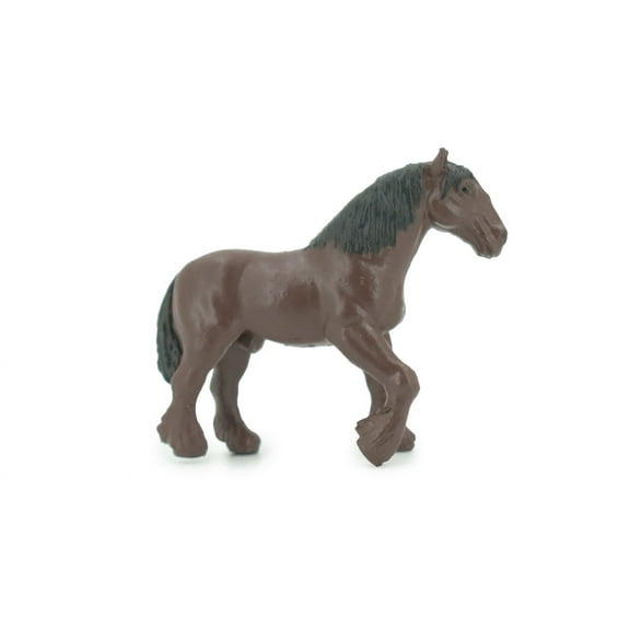 Horse, Shire, Gentle Giant Farm Horse, Very Nice Plastic Animal, Educational, Realistic Figure, Lifelike Model, Figurine, Replica, Gift, 2 1/8" SF72 B375
