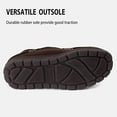 thumbnail image 4 of ULTRAIDEAS Mens Moccasin Fuzzy Slippers with Sherpa Fleece Lining Indoor Outdoor House Shoes, 4 of 6
