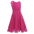 thumbnail image 2 of Alvivi Flower Girls Chiffon Party Dress Princess Pageant Wedding Bridesmaid Gown 4-16, 2 of 6