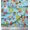 Baby Blue, variant on Soimoi Cotton Duck Fabric Gift Box,Snowman & Tree Christmas Print Fabric by the Yard 42 Inch Wide