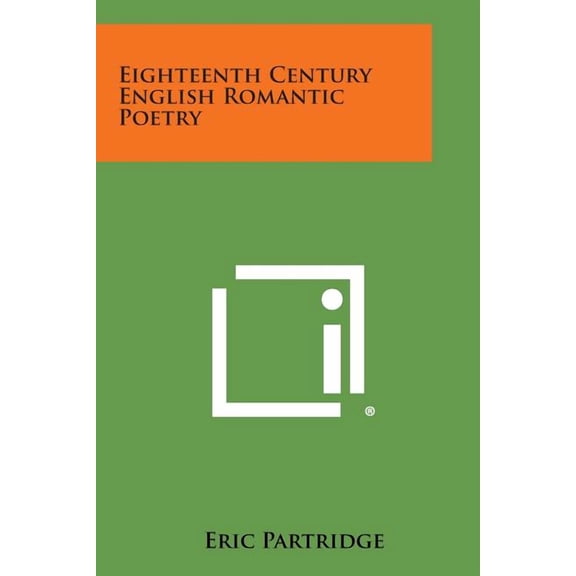 Eighteenth Century English Romantic Poetry