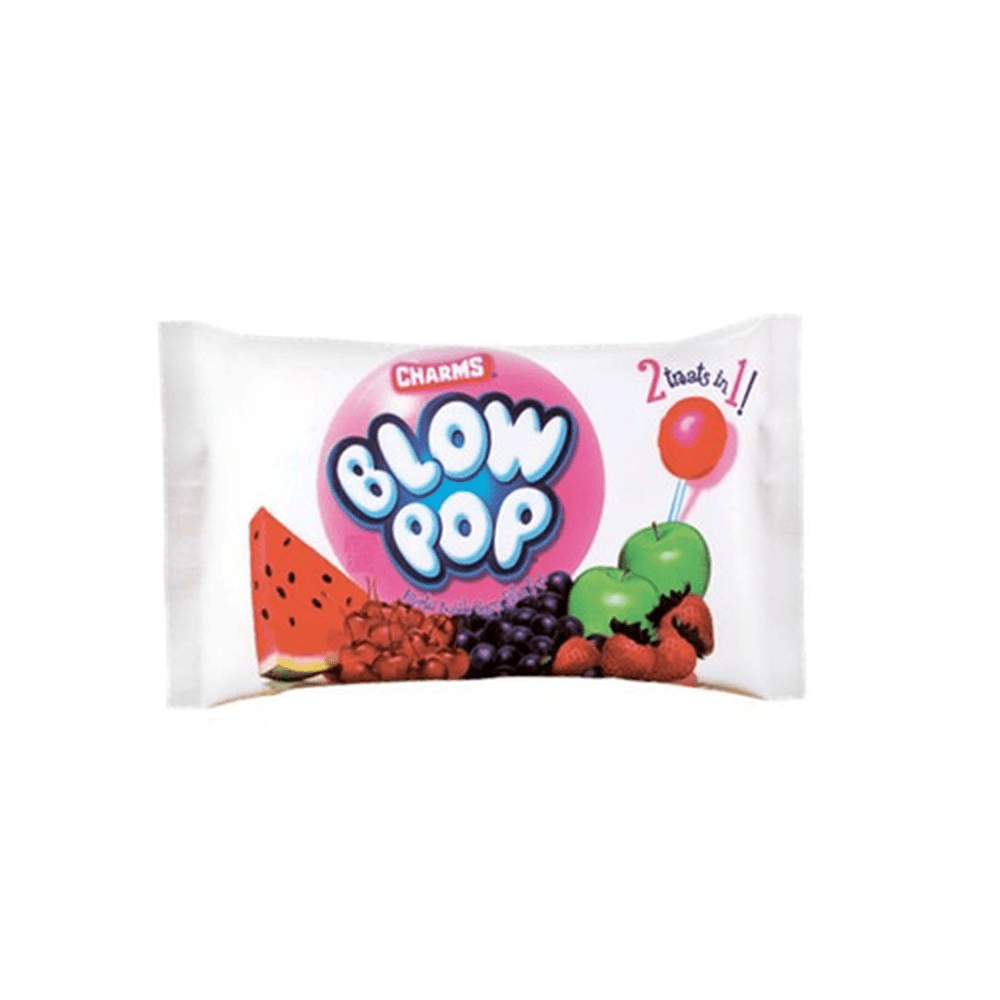 Charms, Blow Pop, Bubble Gum Filled Pops, Assorted Bubble Gum