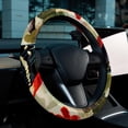 thumbnail image 6 of Woodpecker Steering Wheel Cover, 14.5 Inch, Printing, PVC Leather, Auto Accessories for Car Wheel Covers, 6 of 6