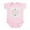 Petal Pink, variant on CafePress - I'll Love You Forever Infant Bodysuit - Baby Light Bodysuit, Size Newborn - 24 Months