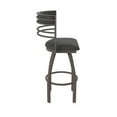 thumbnail image 4 of 860 Hunter 36" Swivel Bar Stool with Bronze Finish and Canter Iron Seat and Back, 4 of 5