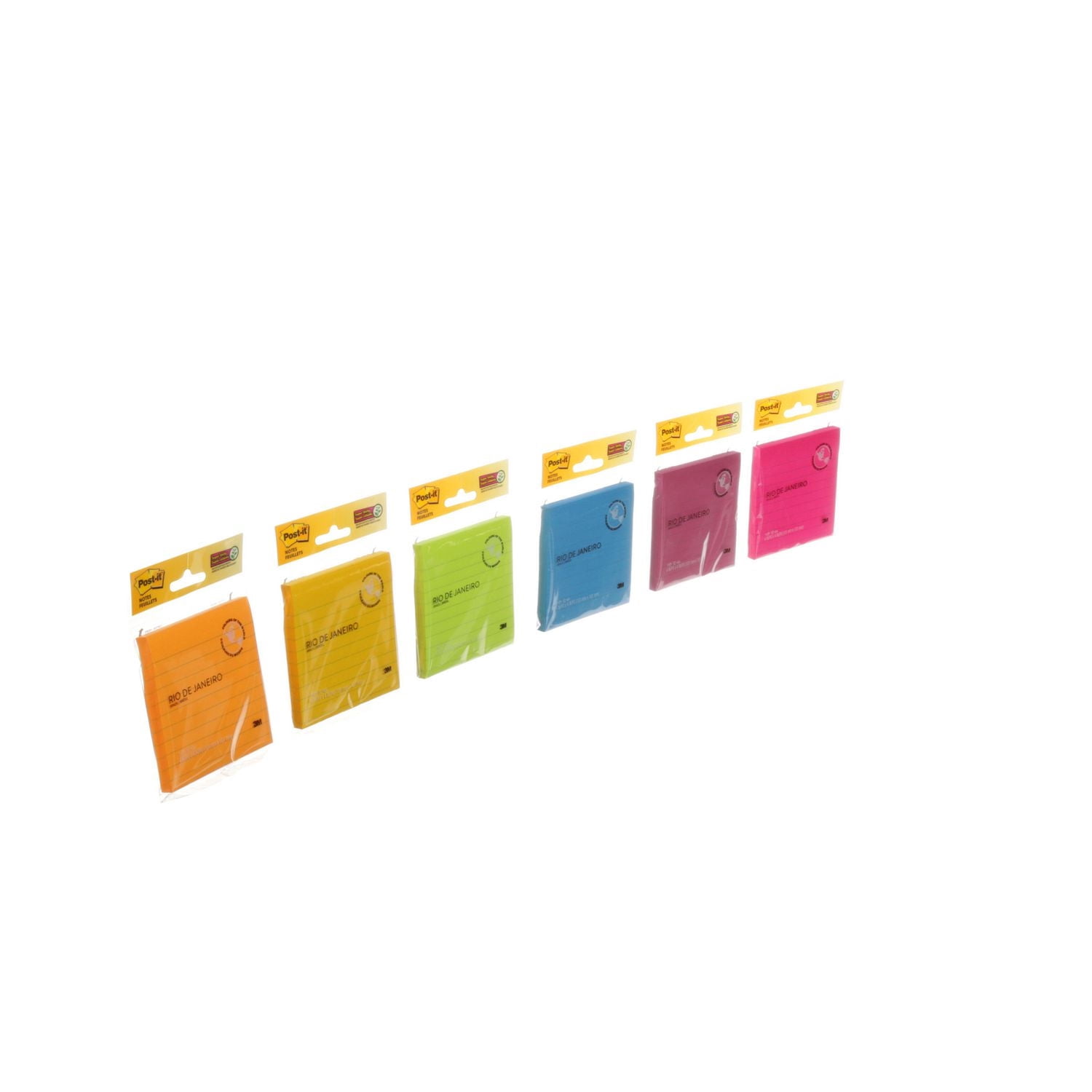 Post-it® Super Sticky Notes, Lined, Assorted