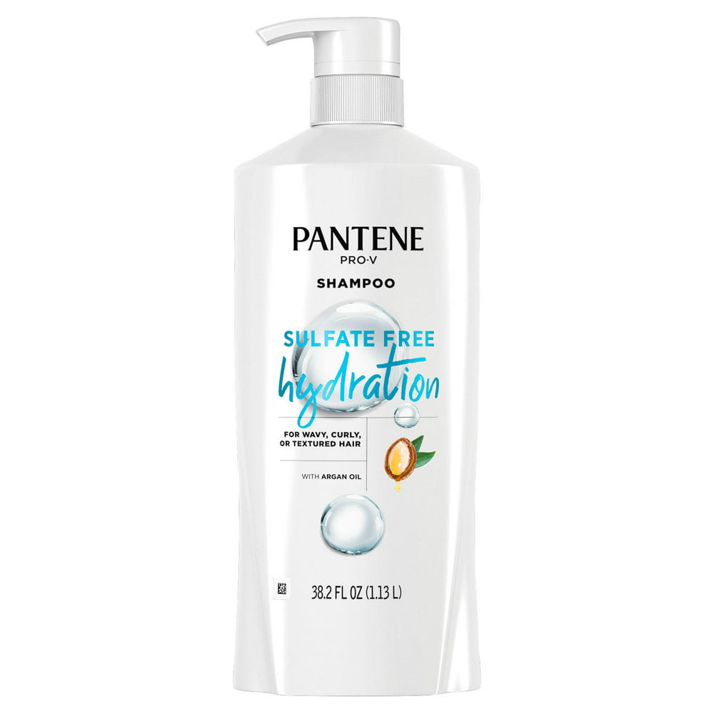 Pantene Pro-V Sulfate Free Hydration Shampoo with Argan Oil (38.2 fl ...