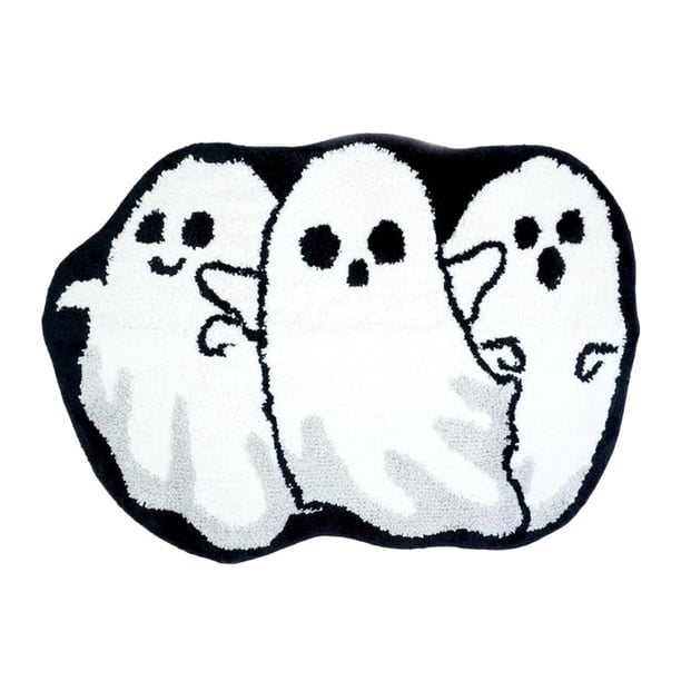Yhmxh Decoración del baño Alfombra de baño de Halloween para baño, manta de baño de Halloween, manta de bañera antideslizante, manta de ducha de baño, manta lavable