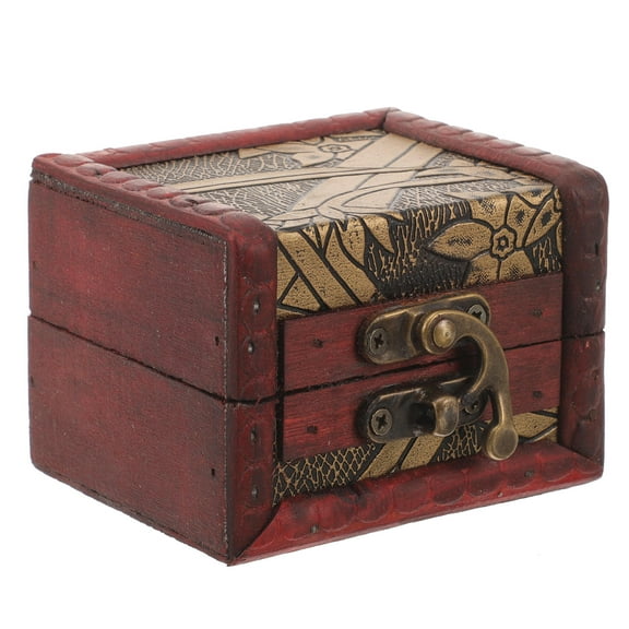 STOBOK small vintage trinket box Brown 1Pack for collectors women