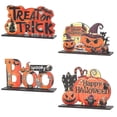thumbnail image 5 of Decoraciones de madera de calabaza de Halloween, decoraciones navideñas para el hogar, diseño de escena de fiesta de bar, 5 of 5