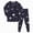 Black, variant on Ccpelsie Little/Big Boys and Girls Cozy Pajamas Set Kids Sleepwear for Children Fall and Winter Homewear Light Pink,2-3 Years