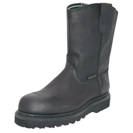 

The Western Shops Men s 9 Pull-On Leather Steel Toe Work Boot