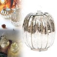 thumbnail image 2 of LED Light Pumpkins Timer Lighted Sparkling Starry Night Glass Pumpkins Fall Halloween Decorations For Home Timer Lighted Pumpkin Decorations For Bedroom Bathroom Hallway, 2 of 8