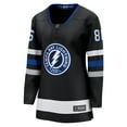 thumbnail image 2 of Women's Fanatics Nikita Kucherov Black Tampa Bay Lightning  Breakaway Jersey, 2 of 3