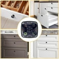thumbnail image 6 of 4 Pcs Cabinet Handle Drawer Pulls Bohemia Florals Vintage Knobs with Screws Square Furniture Office Cabinet Knob Decoration, 6 of 7