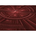 thumbnail image 1 of Ahgly Company Indoor Rectangle Patterned FireBrick Red Area Rugs, 2' x 3', 1 of 6
