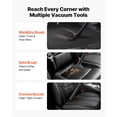 thumbnail image 4 of Shop Vac, 5.8 Gallon Wet Dry Shop Vacuum, 4 Peak HP with One-Button Self-Cleaning, Dual-Filter, 900W Input Power, 1.25in x 7ft Hose, 9.8ft Cord, Metal Tank for Jobsite, Workshop, Garage, Home, 4 of 12