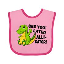 Inktastic See You Later Alligator Boys or Girls Baby Bib